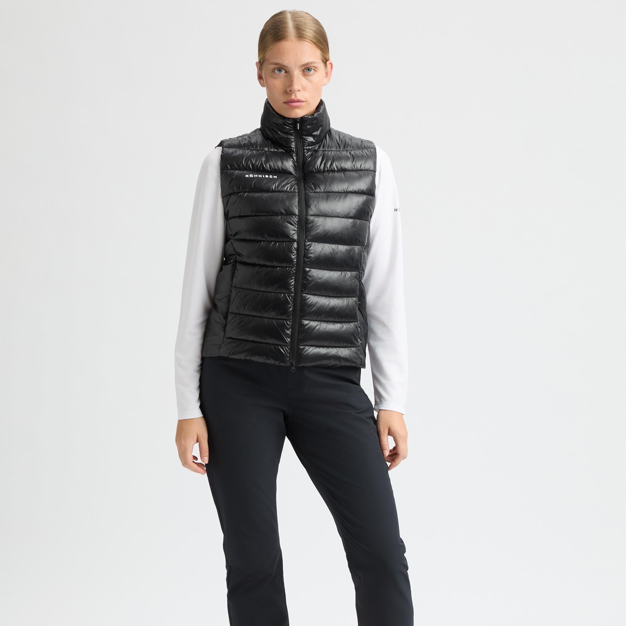 Rohnisch Airlite Padded Ladies Golf Vest Black